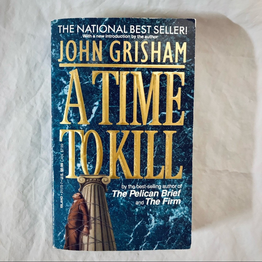 💝 A Time to Kill by John Grisham, A Legal Thriller Mass Produced Paperback Book